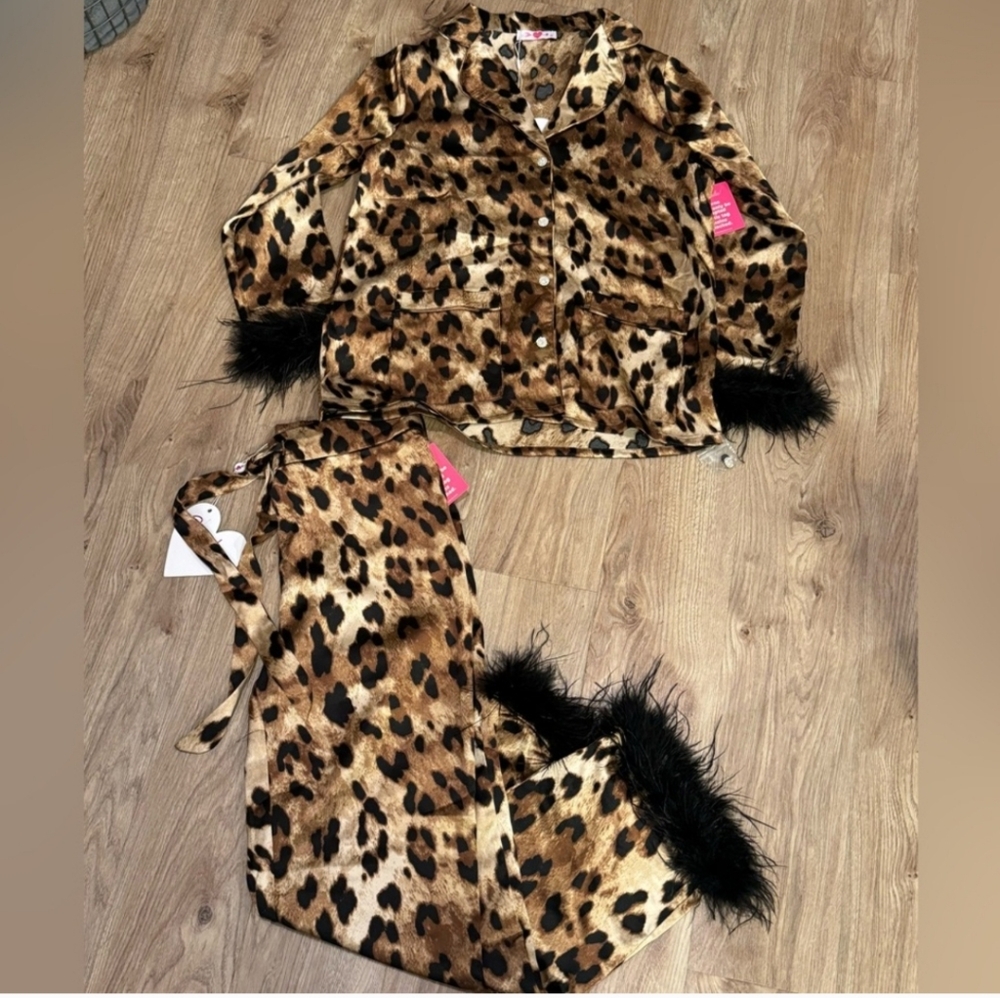RARE Buddy Love Cheetah Pajamas